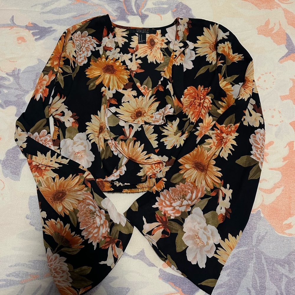 Sunflower Crop Top